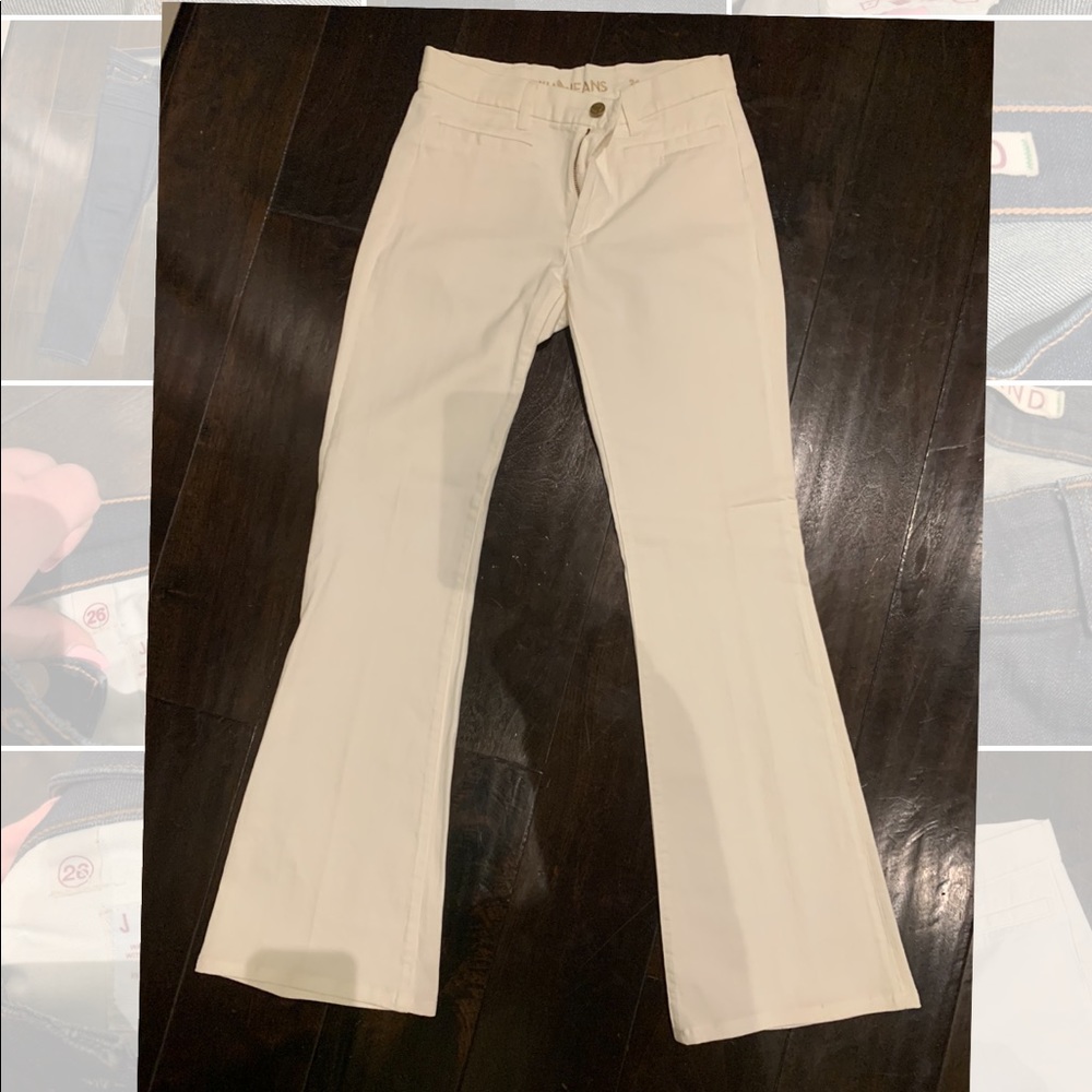 MIH JEANS WHITE FLARE JEANS